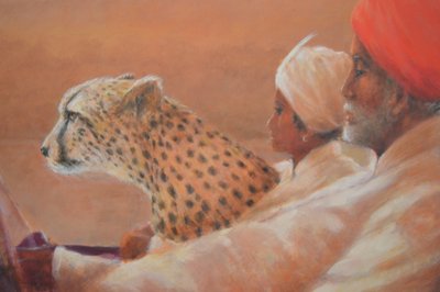 Maharaja, Boy and Cheetah by Lincoln Seligman